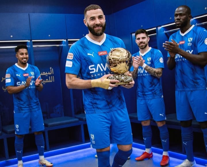 Punggawa Al Hilal Karim Benzema. Foto : Ist