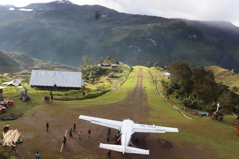 Salah satu Bandara di wilayah Papua. Foto : Ist