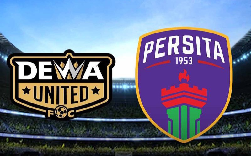 Laga skuad Dewa United vs Persita dimenangkan Dewa United 1-0. Foto : Ist
