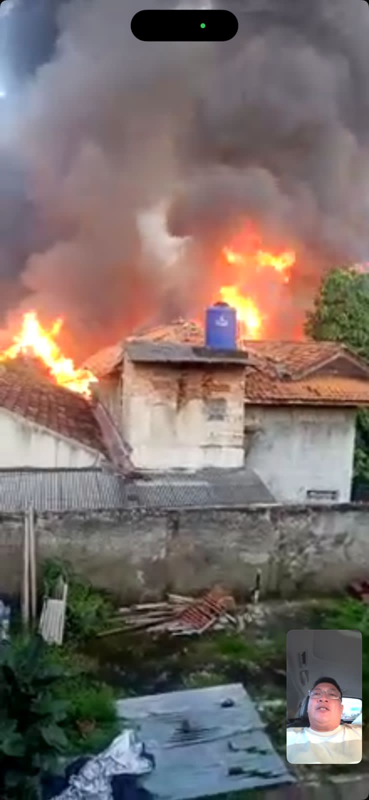 Kebakaran di Pasar Cipadi. Foto : Ist