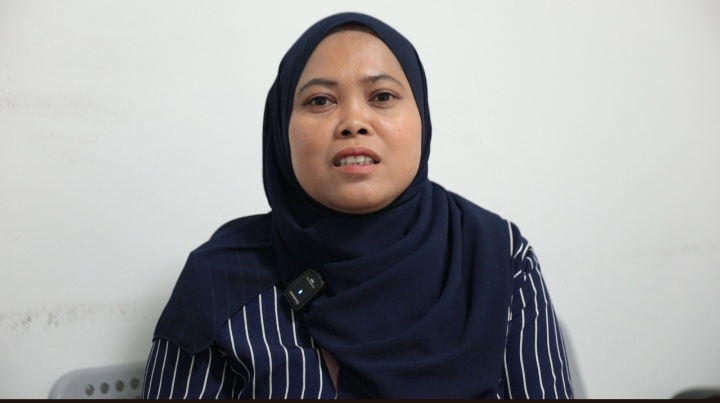 Siti Hariati warga Bogor kini bisa berobat untuk Putra nya yang harus cuci darah di RSCM. Foto : Tim Media Presiden