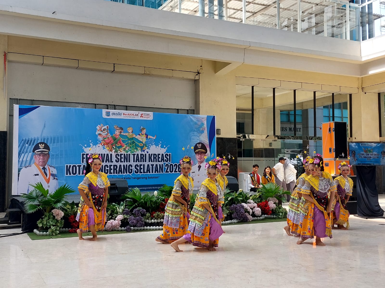 Festival Seni Tari Kreasi Kota Tangsel, Rabu (11/2). (tangselpos.id/rmn)
