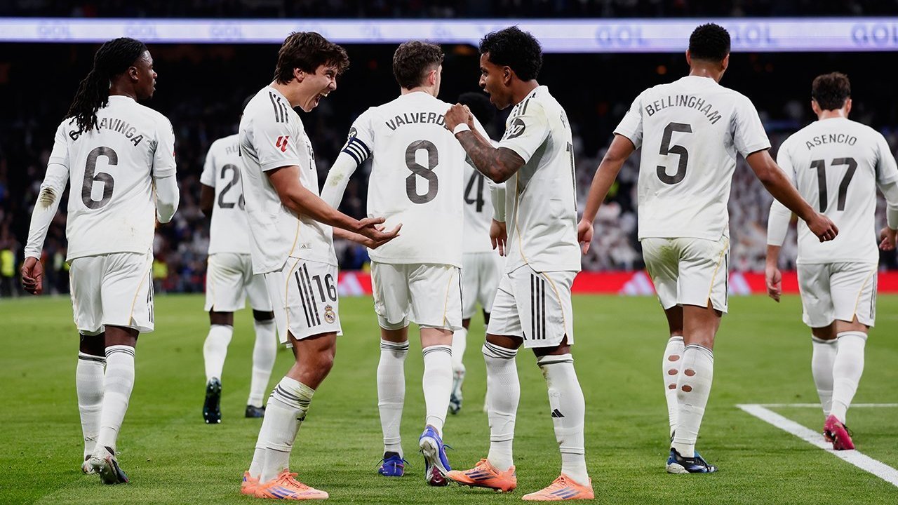 Selebrasi skuad Real Madrid. Foto : Ist