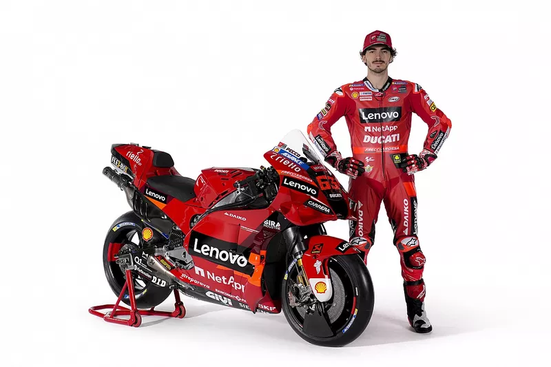 Pembalap MotoGP dari Tim Ducati Francesco Bagnaia. Foto ,: Ist