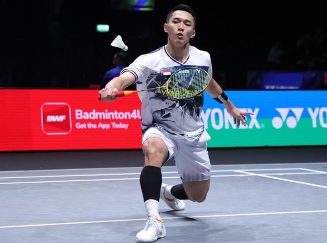 Tunggal putra andalan Indonesia Jonatan Christie. Foto : Ist