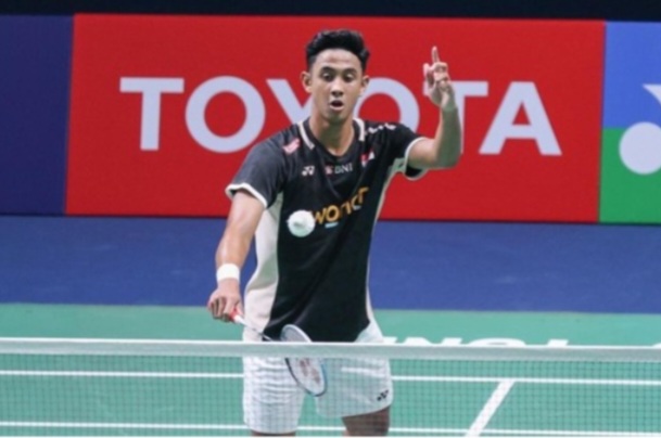 Tunggal putra Indonesia Alwi Farhan. Foto : Ist