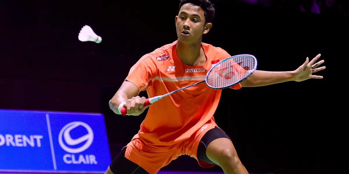 Tunggal putra Indonesia Alwi Farhan. Foto ; Ist