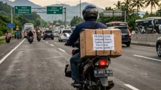 Ilustrasi mudik Lebaran. Foto : Ist