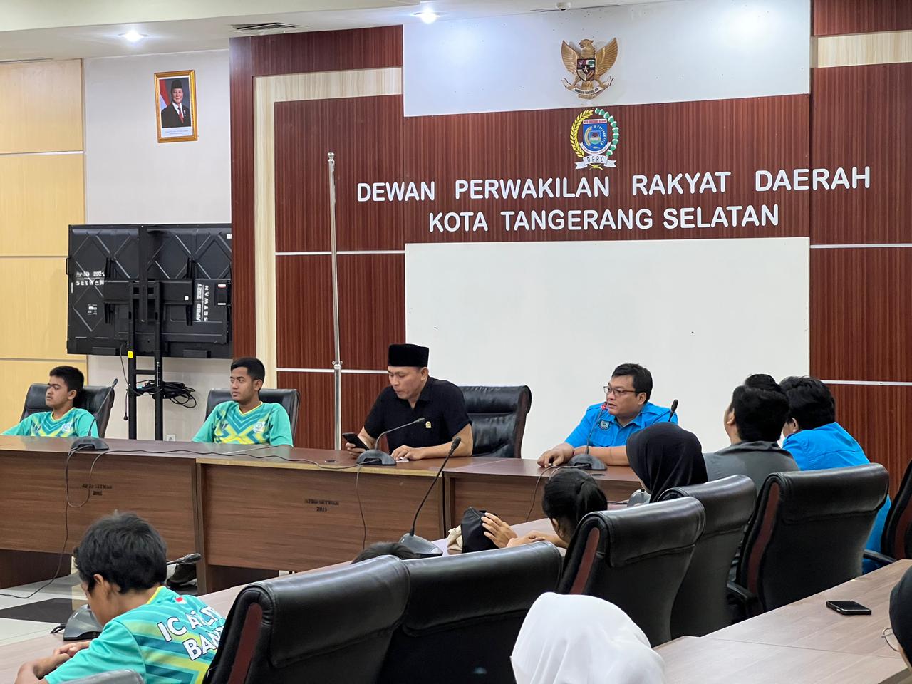 DPRD Kota Tangsel terima audiensi para atlet disabilitas Tangsel yang meminta fasilitas untuk pembinaan para atlet.