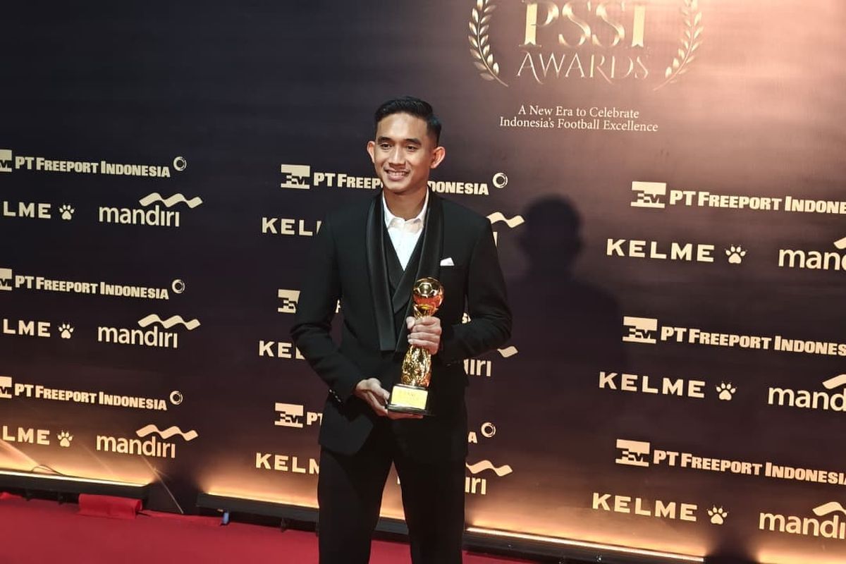 Rizky Ridho mendapat penghargaan Goal of the Year dalam gelaran PSSI Awards 2026. Foto : Ist