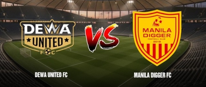 Laga Dewa United vs Manila Digger berkhir 2-2. Foto : Ist