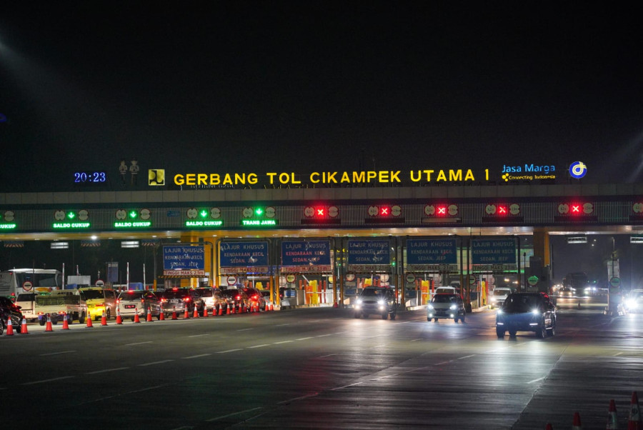 Gerbang tol Cikampek Utama. Foto : Ist
