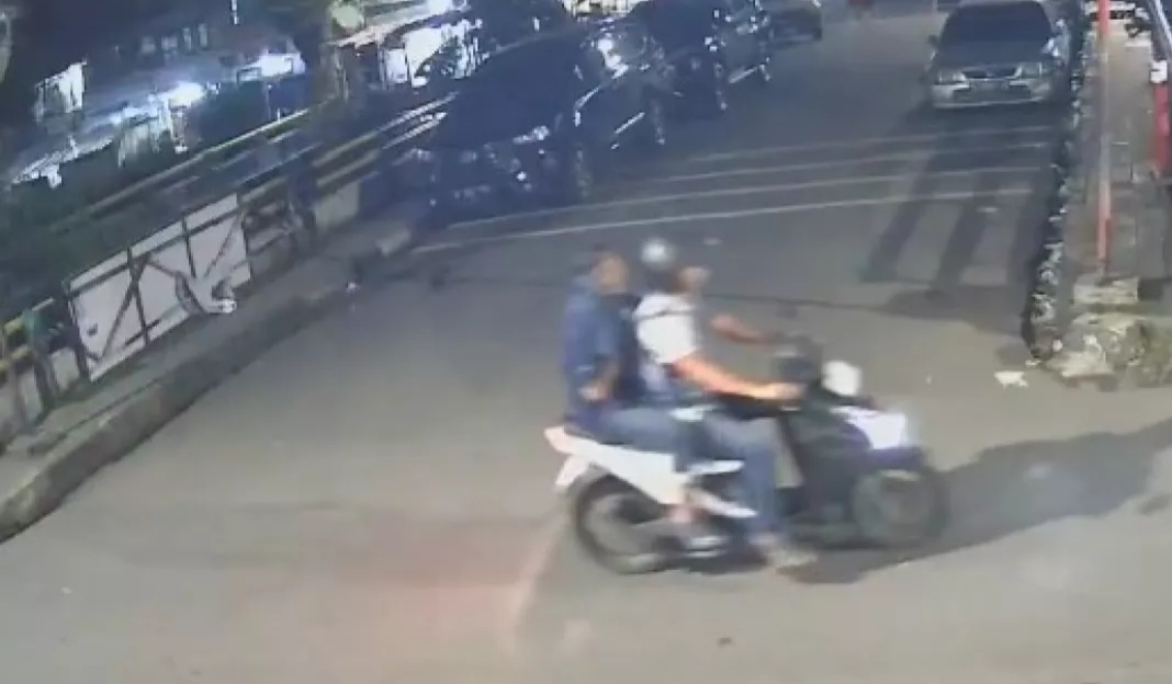 Diduga pelaku penyiraman air keras kepada aktivis KontraS, Andrie Yunus. Foto : Ist