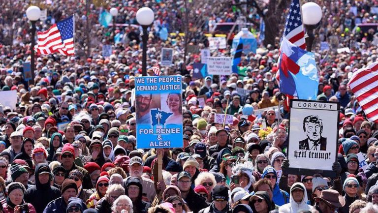 Demo besar-besaran melanda di kota-kota AS. Foto : Ist
