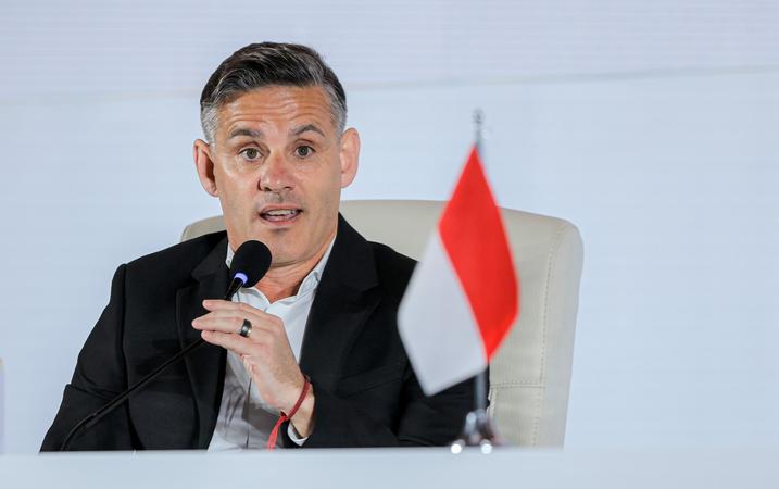 Pelatih PSSI John Herdman. Foto : Ist