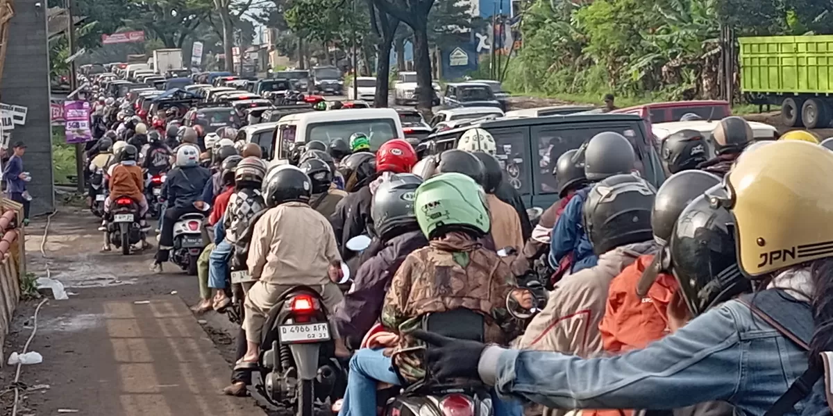Kepadatan kendaraan mudik Lebaran di Kabupaten Semarang Minggu (22/3/2026) Foto : Ist