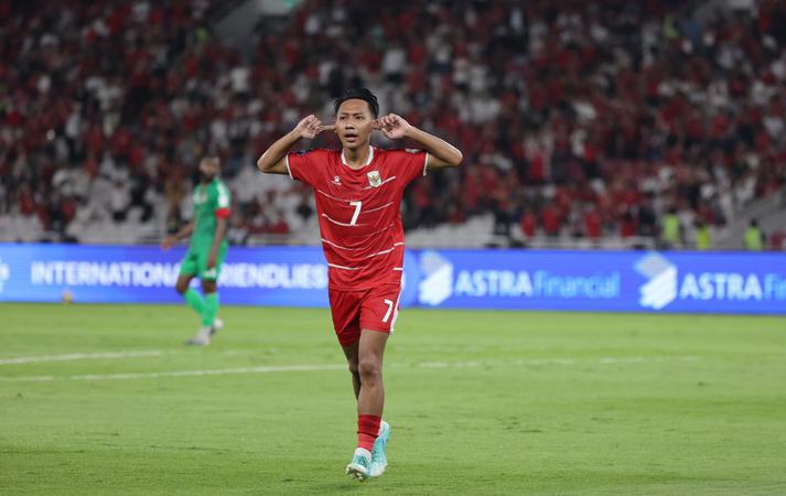 Selebrasi Beckham Putra usai mencetak gol. Fotob: Ist