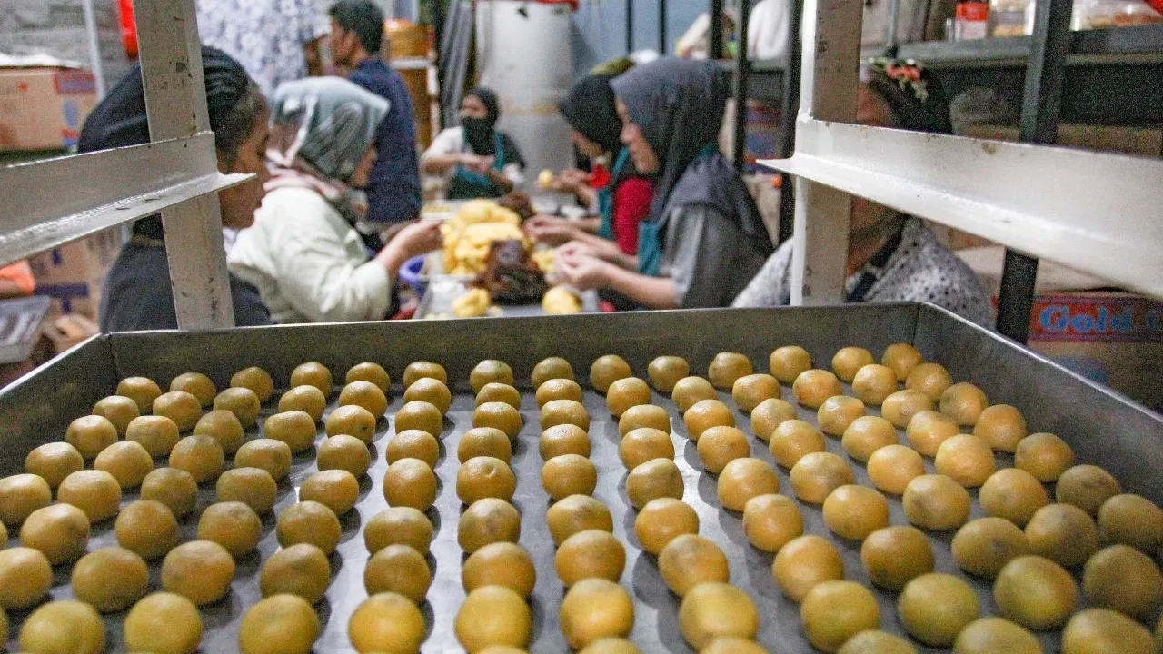 Home industri Nastar di Larangan, Kota Tangerang. Foto : Ist