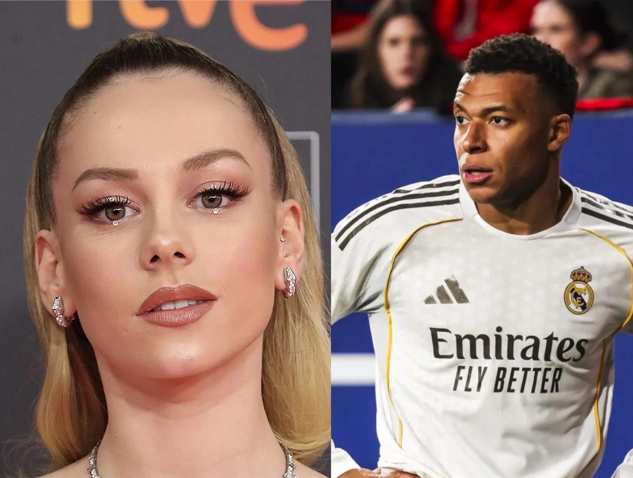 Mbappe dan Aktris Spanyol Ester Expósito. Foto : Ist