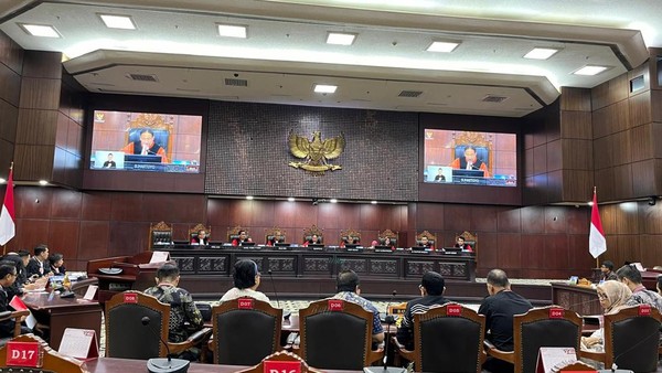 Suasana sidang di MK. Foto : Ist