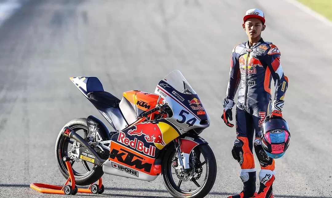 Pembalap Indonesia Veda Ega Pratama. Foto : Ist