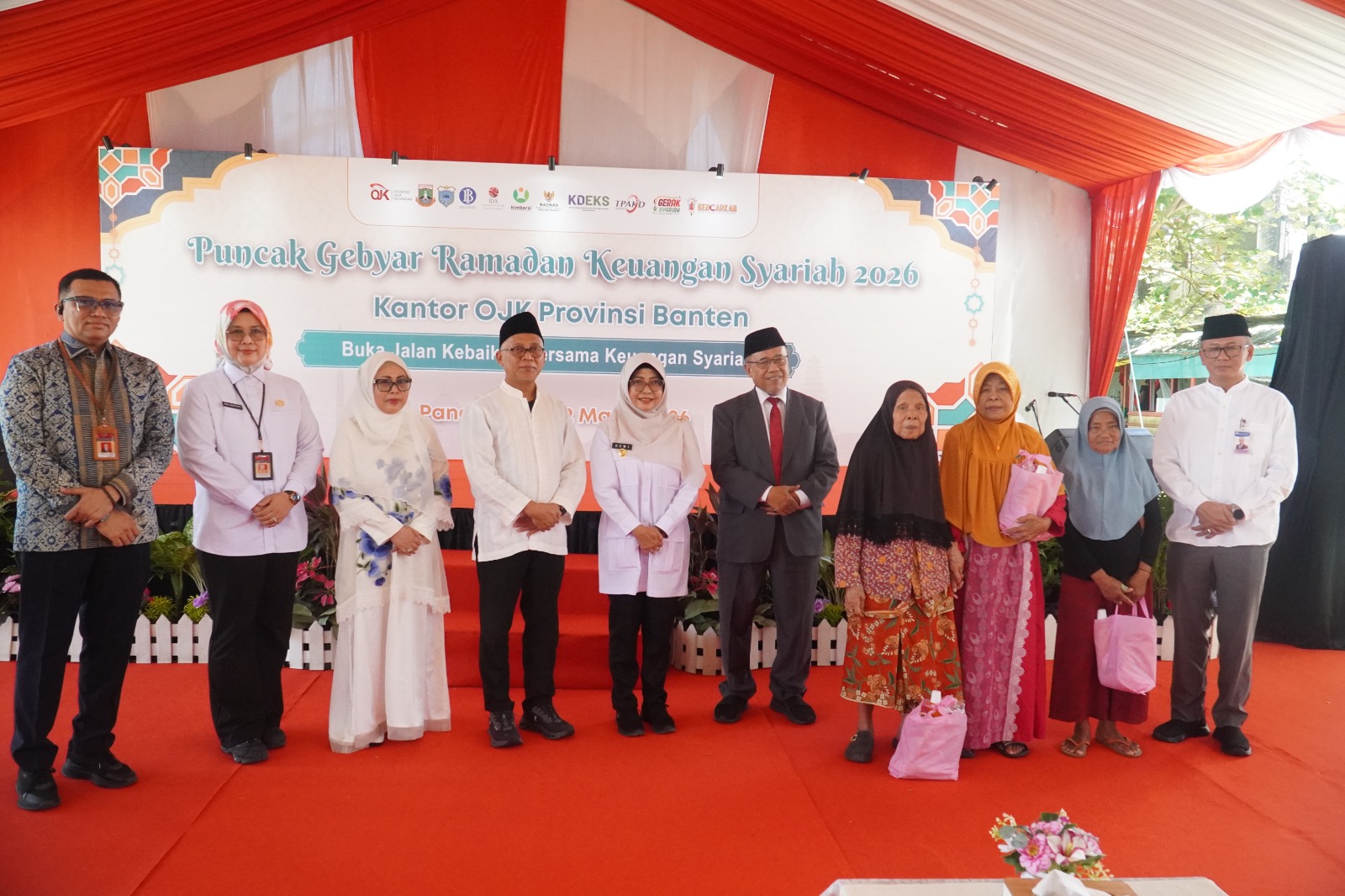 Puncak penyelenggaraan Gebyar Ramadhan Keuangan Syariah (GERAK Syariah) 2026, di Kabupaten Pandeglang, Kamis (12/3/2026).(Istimewa)