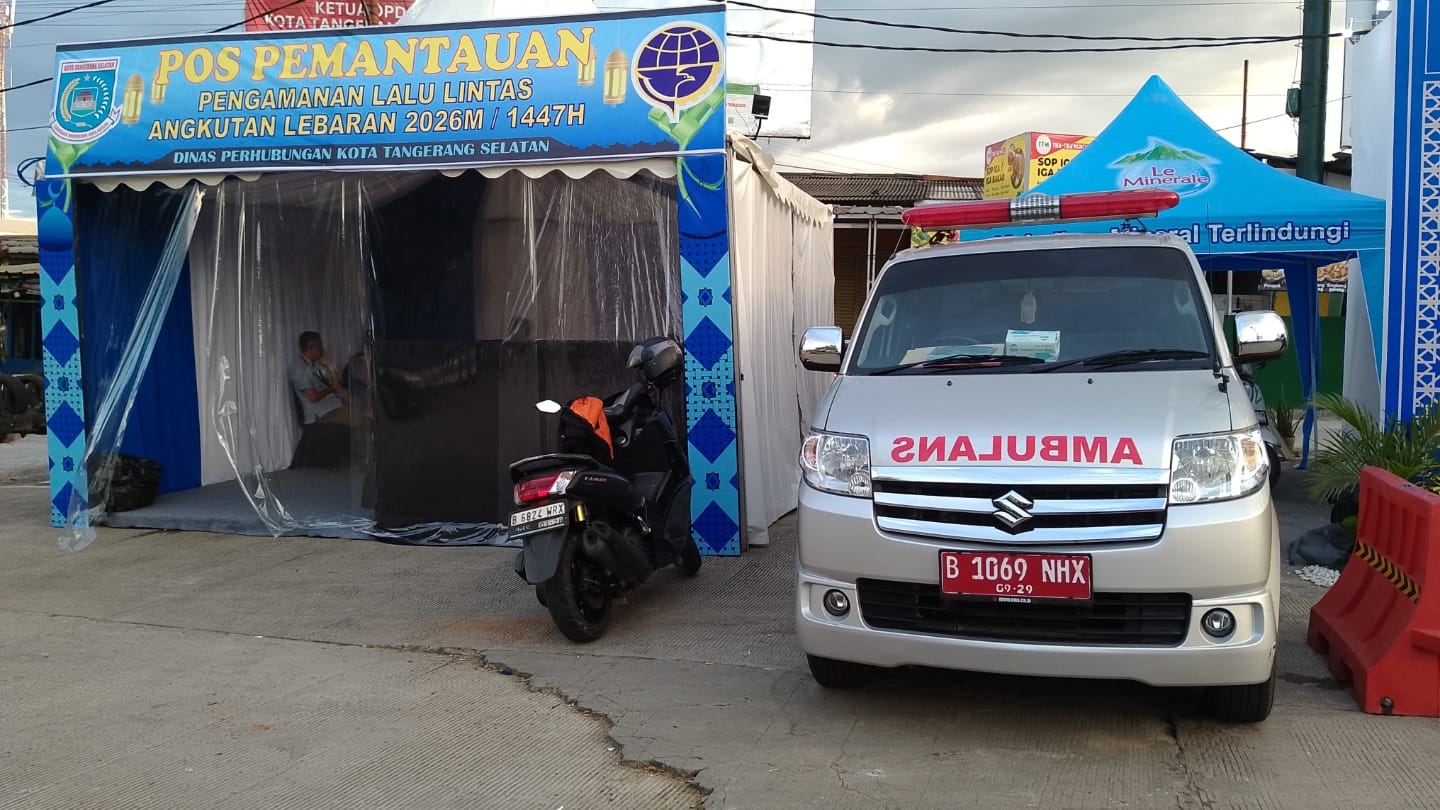 Dishub Tangsel menyiagakan 6 pos pantau mudik Lebaran yang tersebar di sejumlah wilayah.