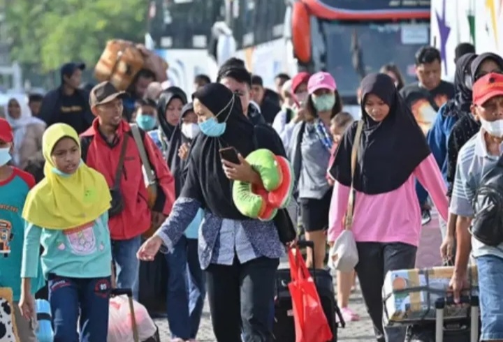 Ilustrasi masyarakat pulang kampung. Foto : Ist