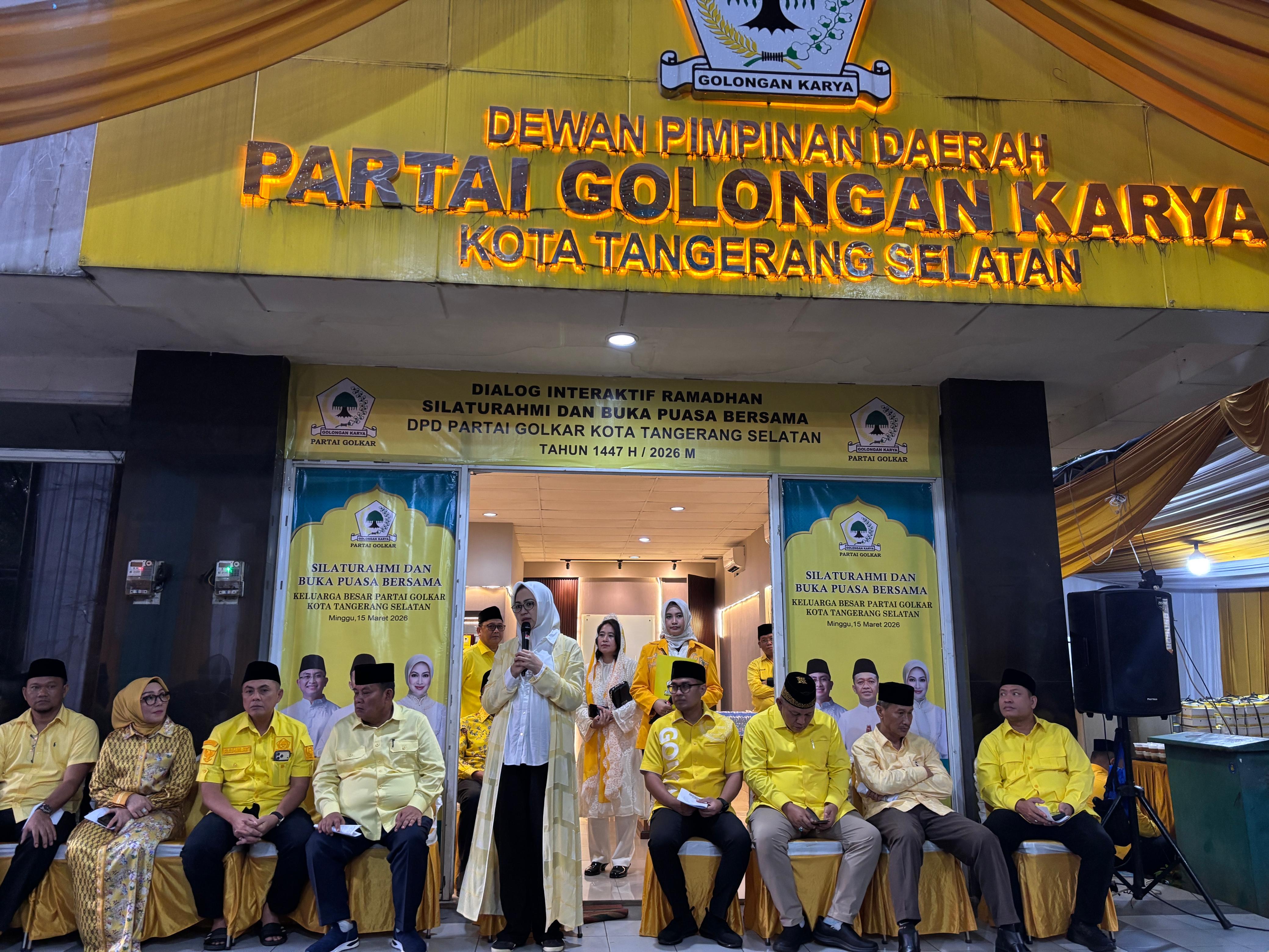 DPD Partai Golkar Kota Tangsel gelar rapat sekaligus buka puasa bersama.