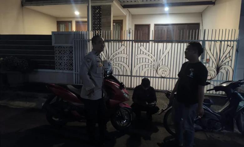 PATROLI. Polres Tangsel masih terus lakukan patroli rumah kosong pasca Lebaran.