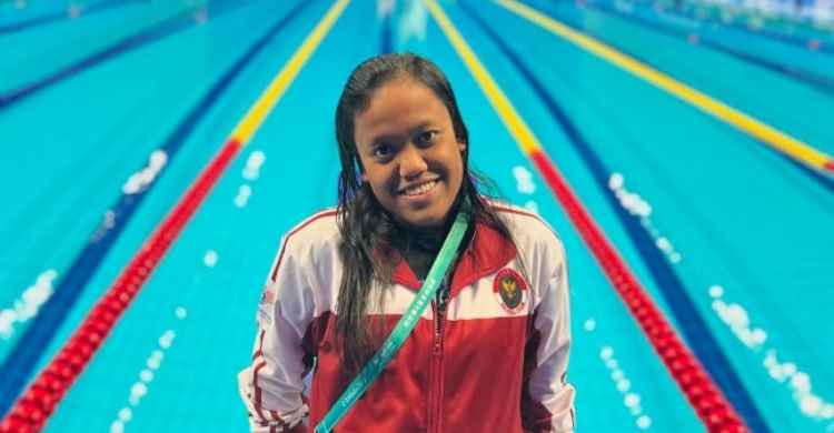 Atlet para renang Indonesia, Siti Alfiah. Foto : Ist