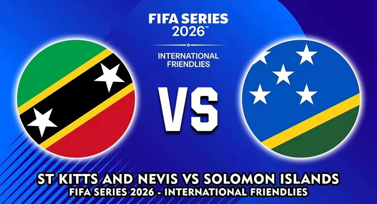 Laga St Kitts and Nevis vs Solomon dimenangkan St Kitts and Nevis 4-2. Foto : Ist