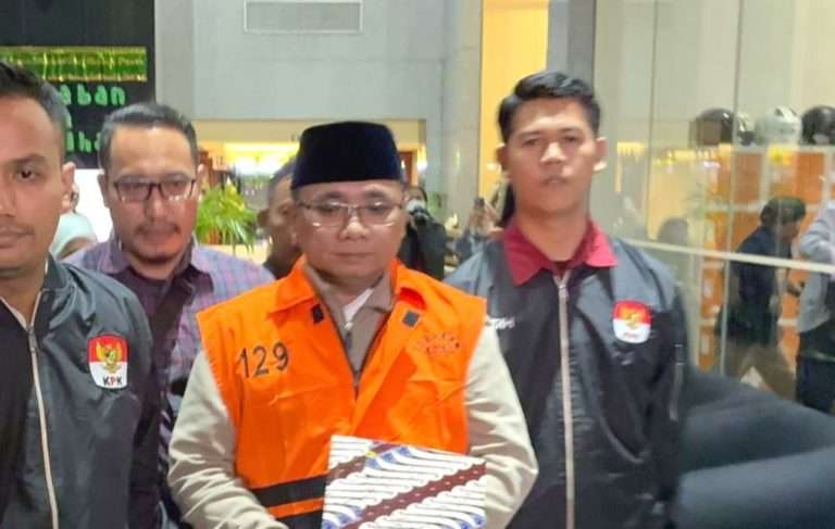 Tahansn KPK Mantan Menag Yaqut Cholil Qoumas. Foto : Ist