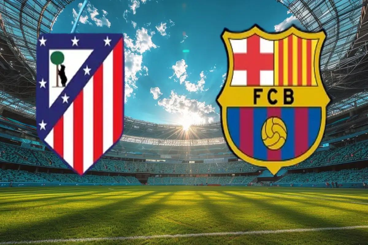 Laga Atletico Madrid vs Barcelona berakhir 1-2 untuk Barcelona. Foto : Ist