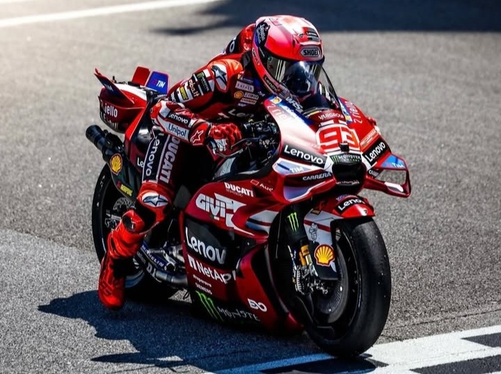 Pembalap Spanyol dari tim Ducati Marc Márquez. Foto : Ist