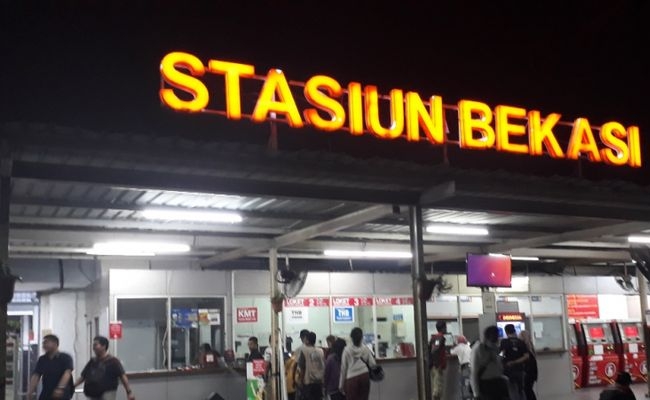 Stasiun Bekasi. Foto : Ist