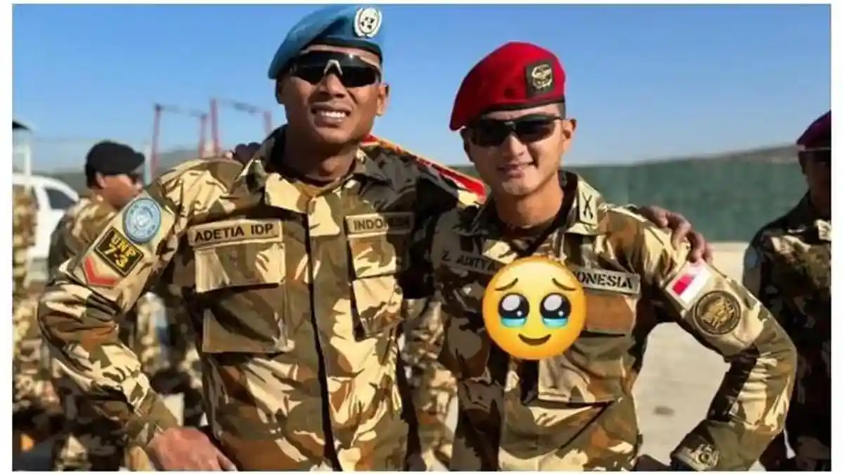 Kapten Inf Zulmi Aditya Iskandar (baret merah). Foto : Ist