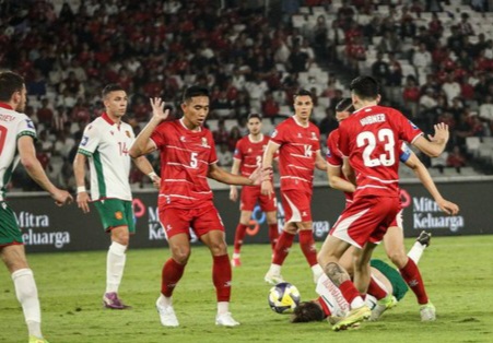 Laga Timnas vs Bulgaria dalam rangka FIFA Series 2026. Foto : Ist