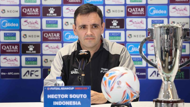 Pelatih Futsal Putra Indonesia Hector Souto. Foto : Ist