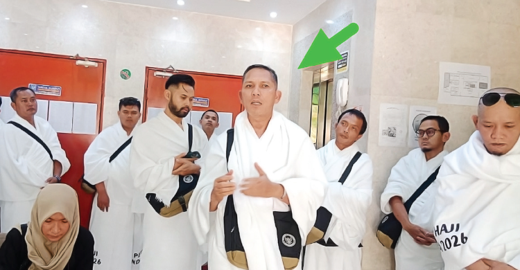 Petugas Haji Kloter 1 relah tiba di Makkah. Foto : Ist