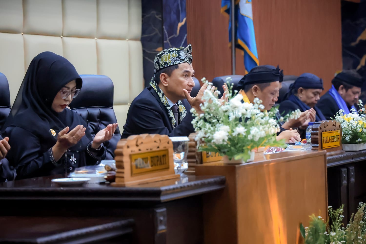 Wakil Gubernur Achmad Dimyati Natakusumah pada Rapat Paripurna Istimewa DPRD Pandeglang dalam rangka HUT ke-152, Rabu (1/4/2026). Foto : Humas Pemprov