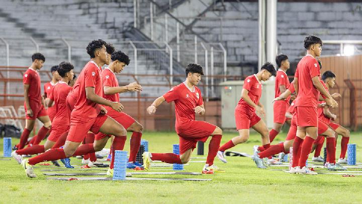 Timnas U-17 siap curi poin 3 angka saat menghadapi Timot Leste. Foto : Ist