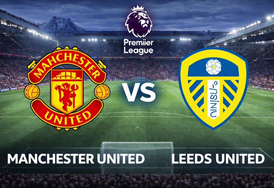 Laga MU vs Leeds United dimenangkan Leeds United 2-1. Foto : Ist