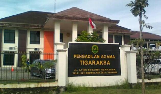 Kantor Pengadilan Agana Tigaraksa. Foto : Ist