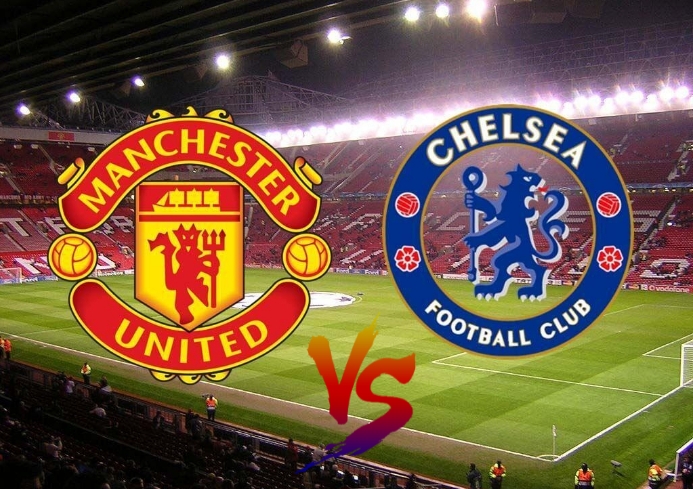 Laga MU vs Chelsea dimenangkan MU dengan skor 1-0. Foto : Ist