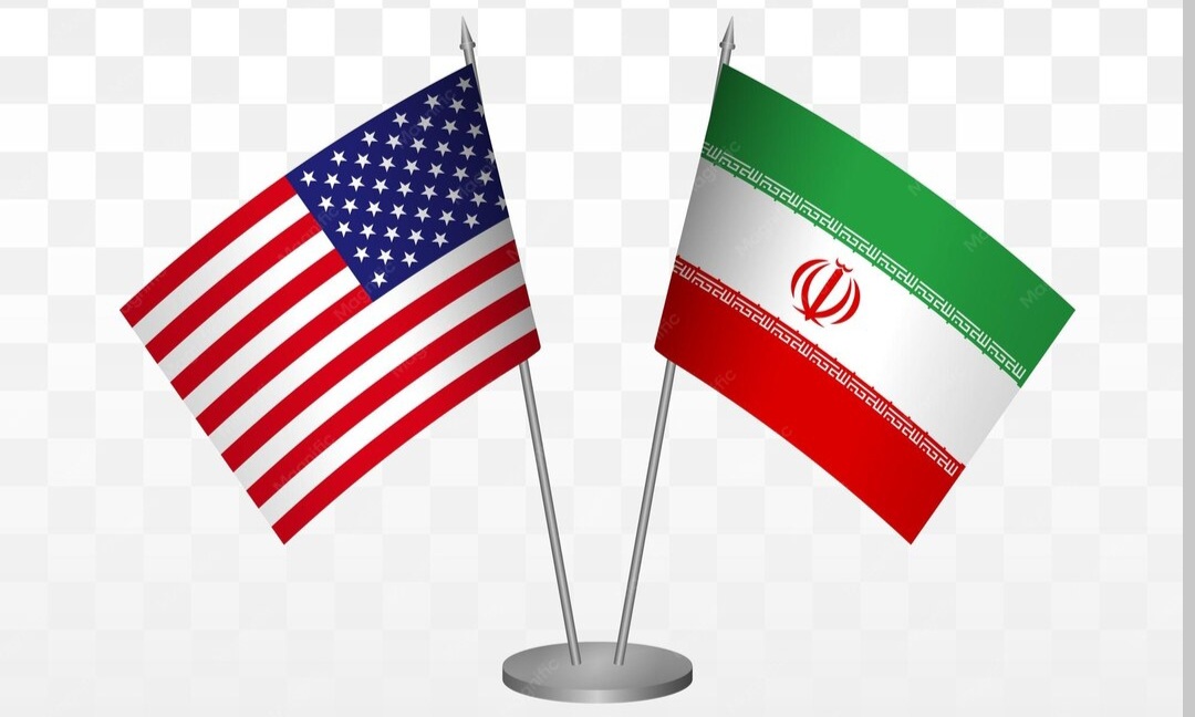 Bendera AS dan Iran. Foto : Ist