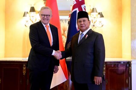 Presiden Prabowo dan PM Australia, Anthony Albanese. Foto : Ist