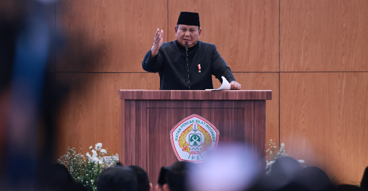 Presiden Prabowo pada acara Munas IPSI. Foto ,: Ist