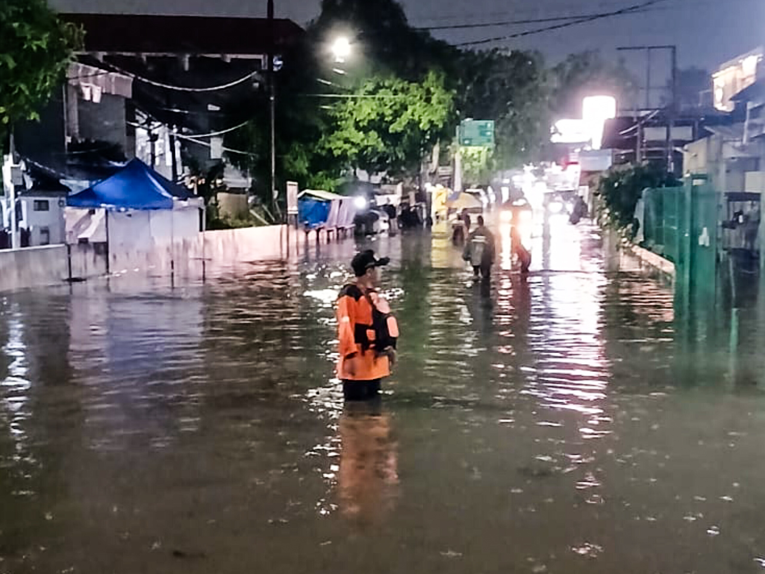 Genangan banjir di Kota Tangsel.(Istimewa)