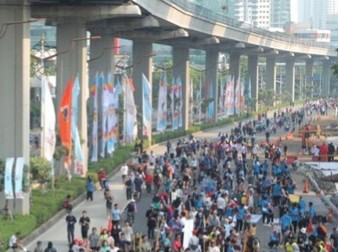 Suasana CFD Kuningan. Foto : Ist